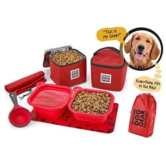 DOG TRAVEL FOOD SET FOR MEDIUM + LARGE